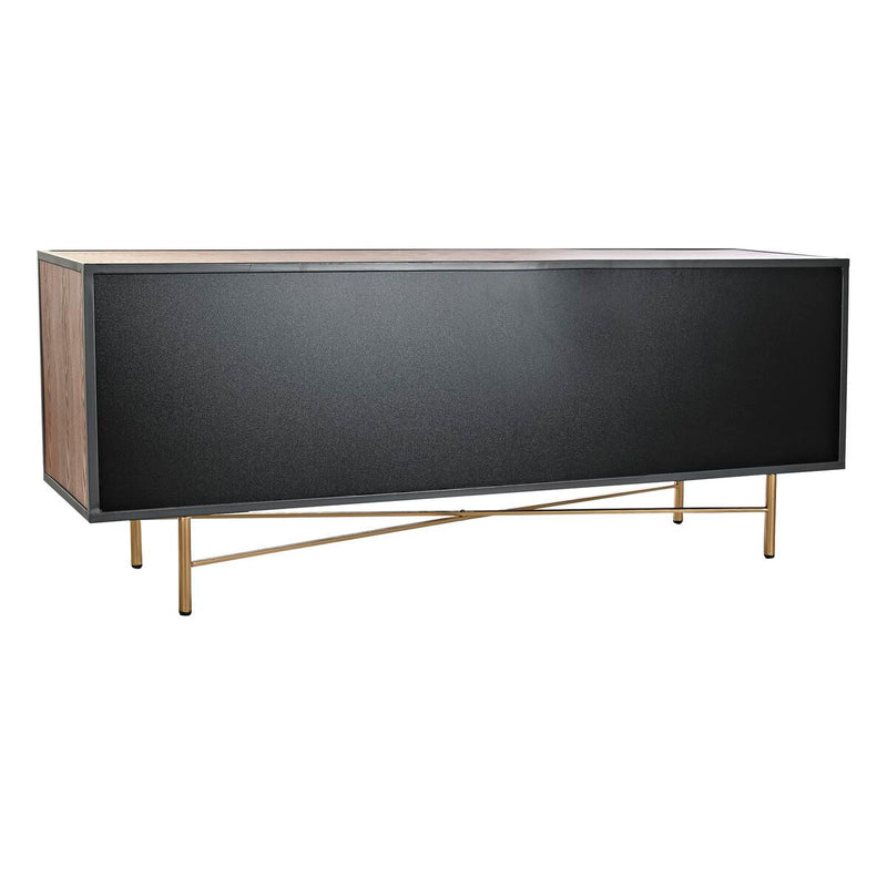 TV furniture DKD Home Decor Crystal Metal (140 x 35 x 55 cm)