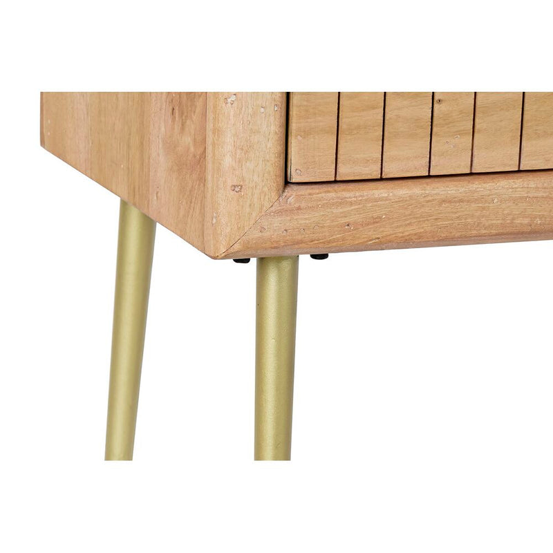 TV furniture DKD Home Decor Golden Brown Mango wood (147 x 40 x 60 cm)
