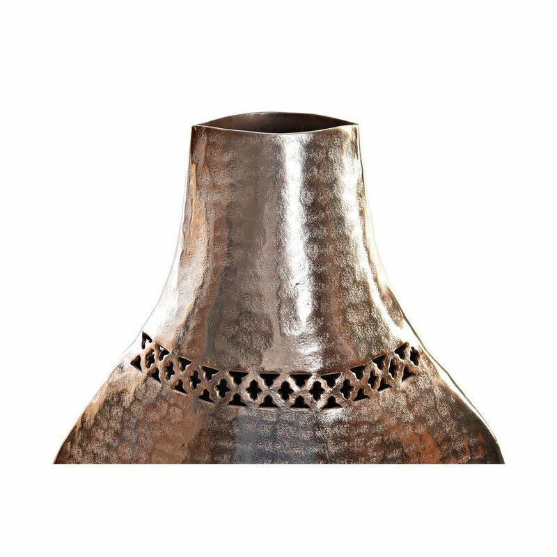 Vase DKD Home Decor Copper Golden Aluminium Arab (28 x 11 x 41 cm) (2 Units)