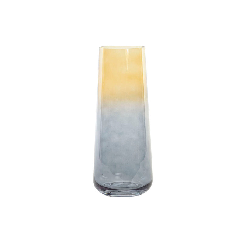 Vase DKD Home Decor Crystal Bicoloured (11 x 11 x 26 cm)