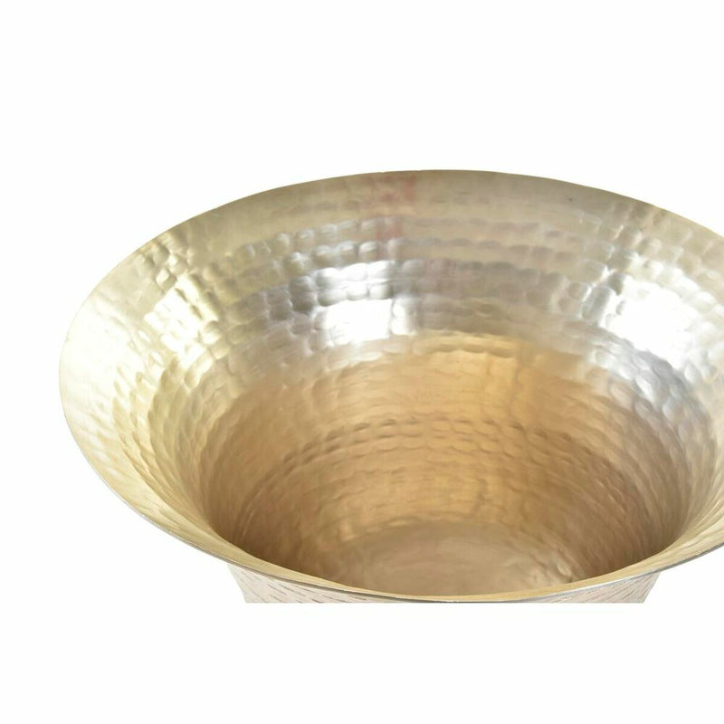 Vase DKD Home Decor Golden Wineglass Champagne Silver Aluminium Modern (2 Units) (30 x 30 x 23 cm)