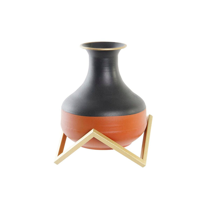Vase DKD Home Decor Metal Multicolour Modern (20 x 20 x 23 cm)