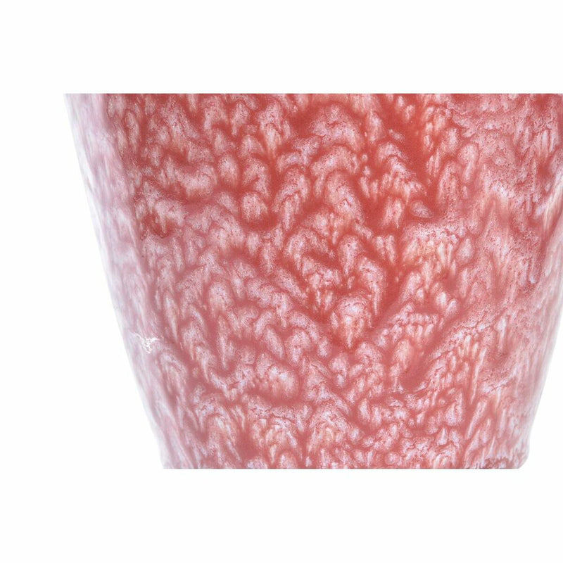 Vase DKD Home Decor Pink Turquoise Stoneware Modern (20 x 20 x 30,5 cm) (2 Units)