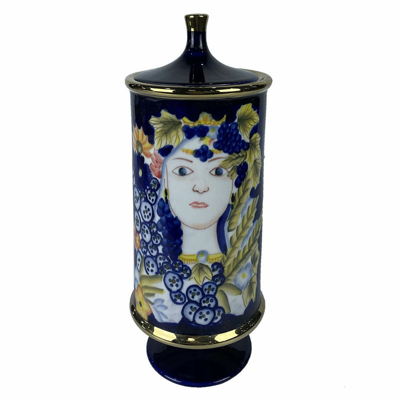 Vase DKD Home Decor Porcelain Black Shabby Chic (15 x 15 x 38 cm)